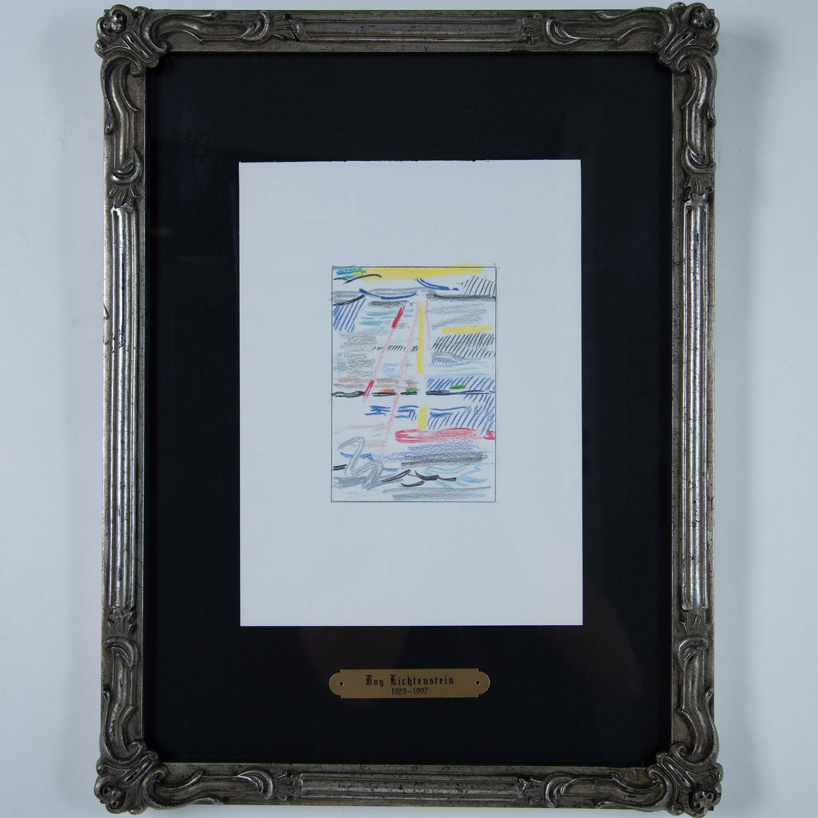 Roy Lichtenstein, Original Color Offset Lithograph on Paper (1 of 4)