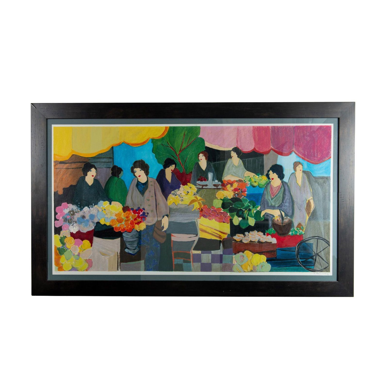 Itzchak Tarkay, Large Color Serigraph on Paper, Signed (1 of 8)