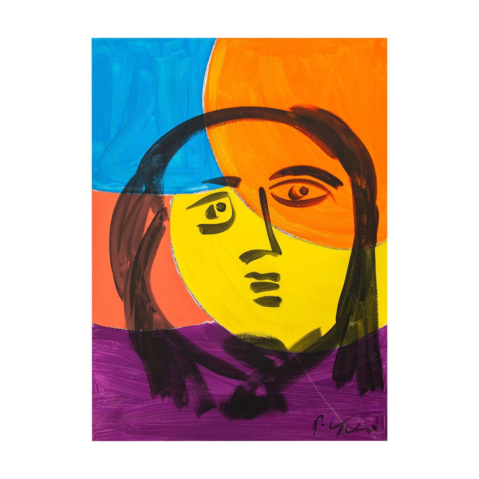 Peter Keil (German, b.1942) Large Oil Painting on Board (1 of 4)