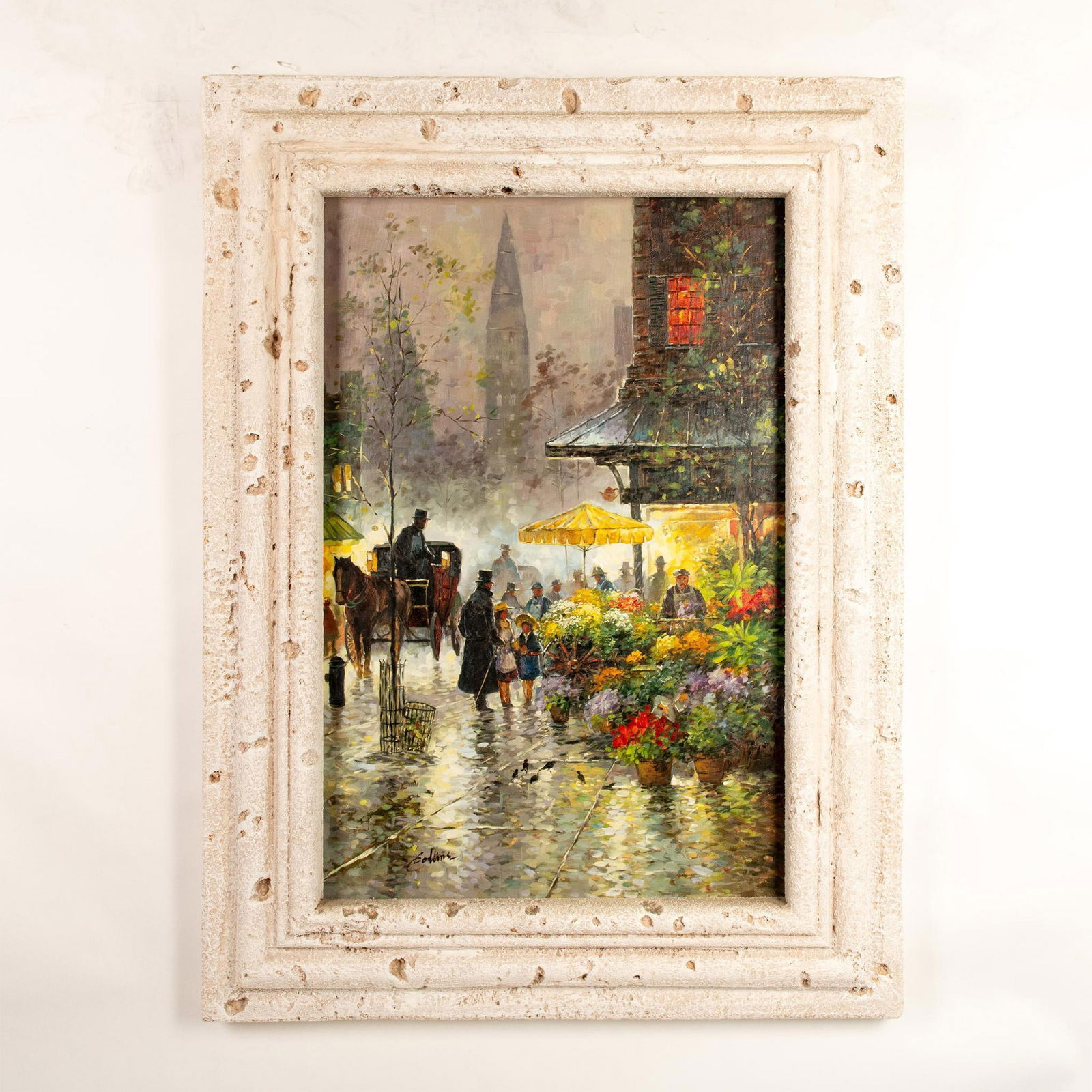 Collins, Original Impressionist Oil on Canvas, Signed (1 of 6)