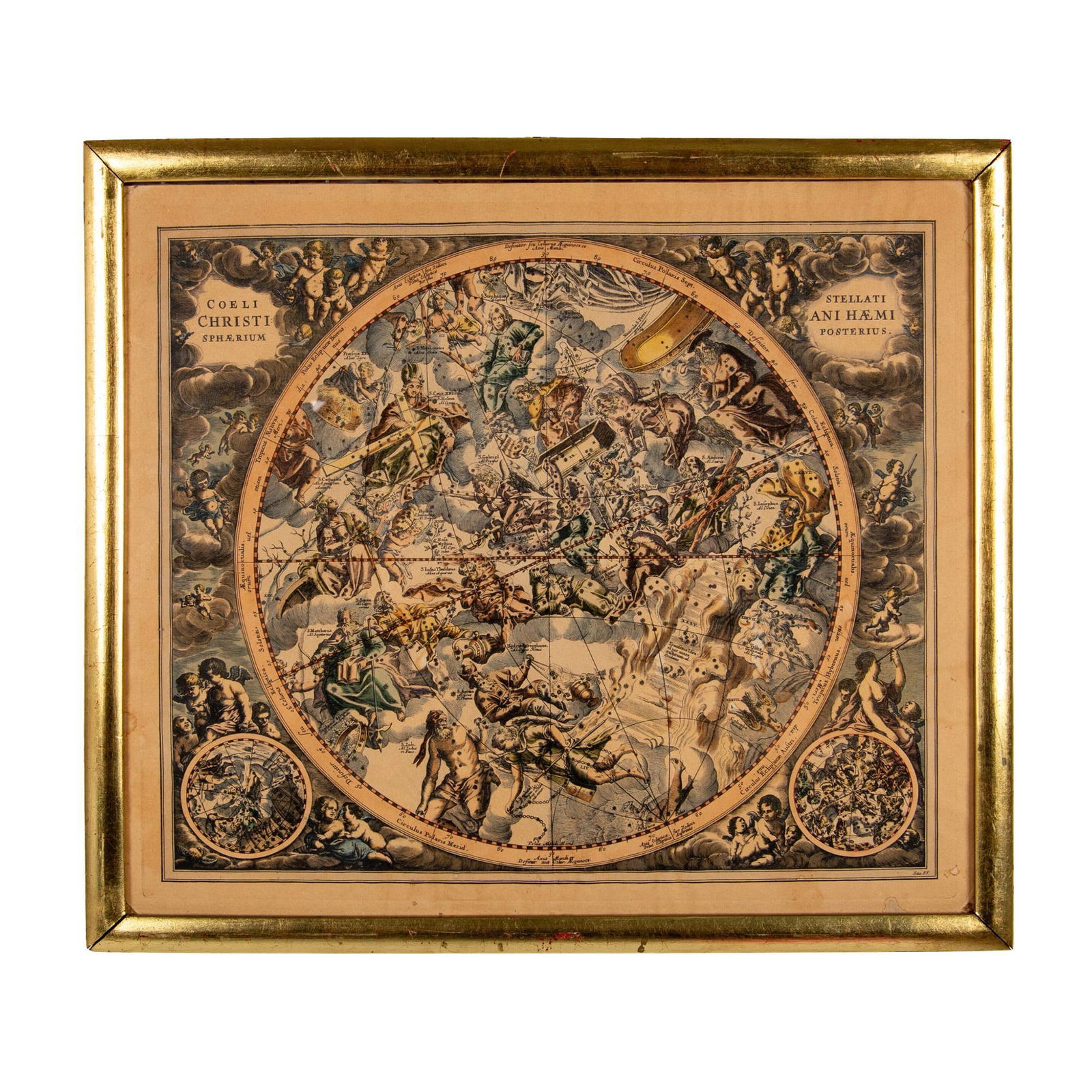 Andreas Cellarius (After) Original Hand-Colored Map Engraving (1 of 7)