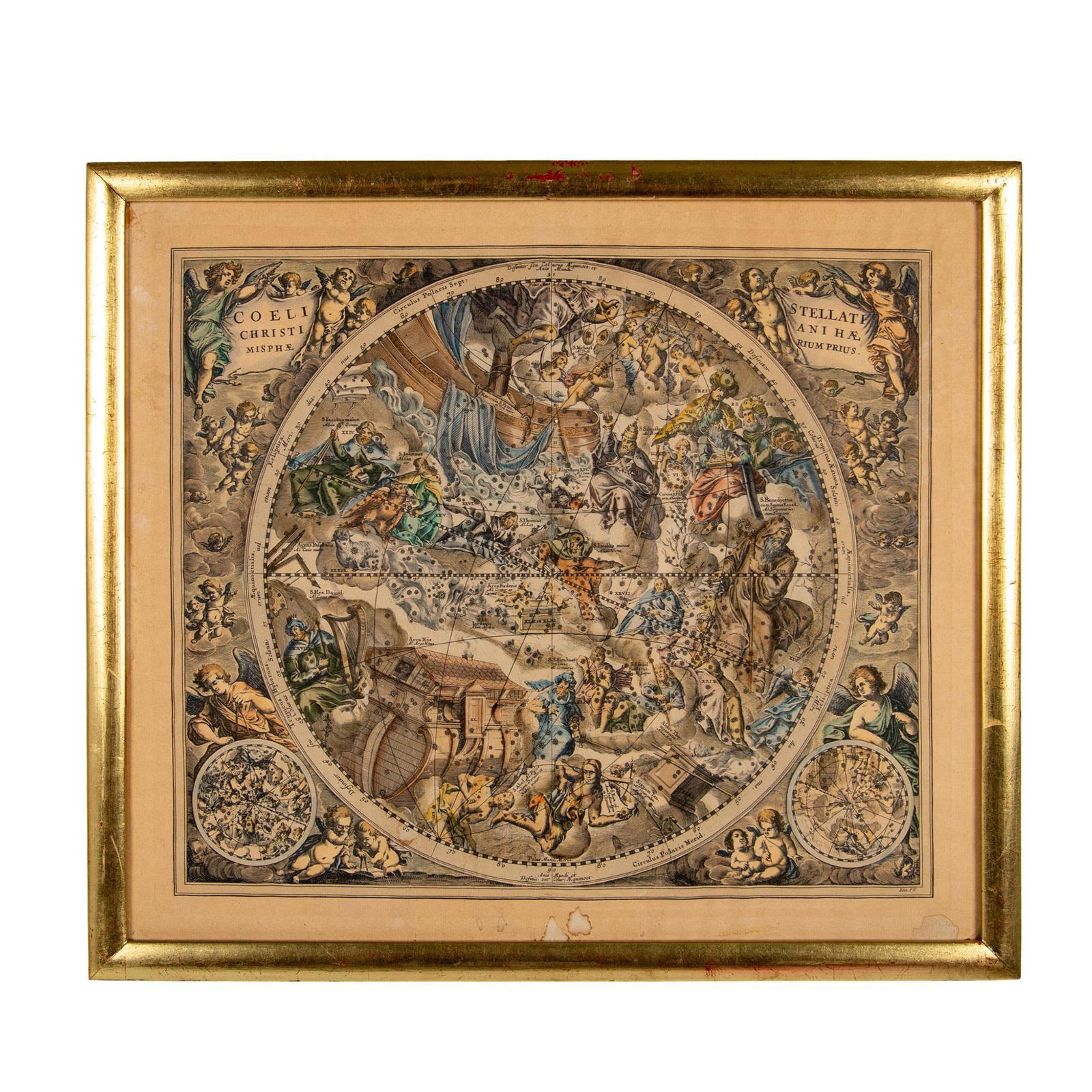 Andreas Cellarius (After) Original Hand-Colored Map Engraving (1 of 7)