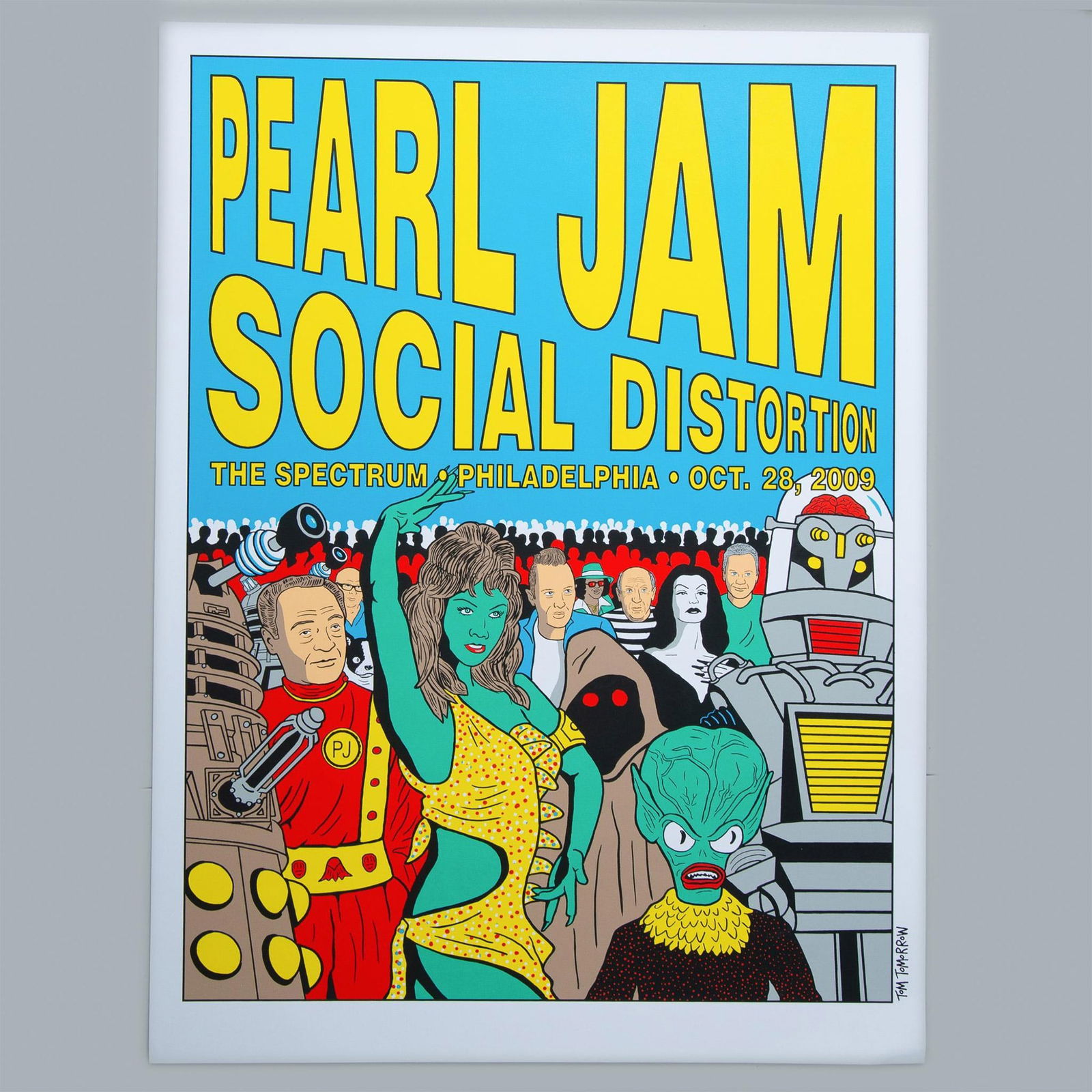 Tom Tomorrow, Original Pearl Jam 2009 Concert Poster (1 of 4)