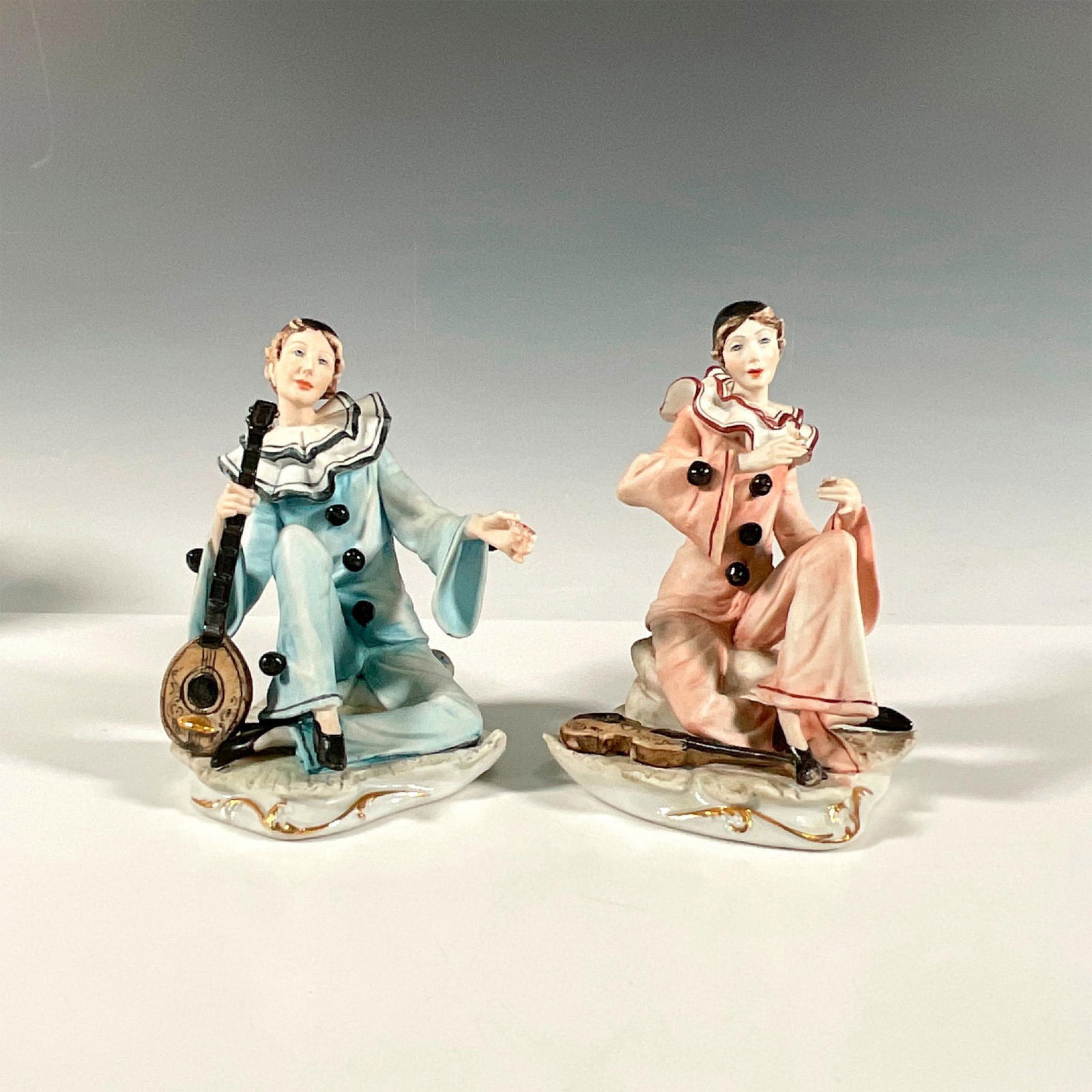 2pc Giuseppe Armani Porcelain Figurines, Musicians (1 of 4)