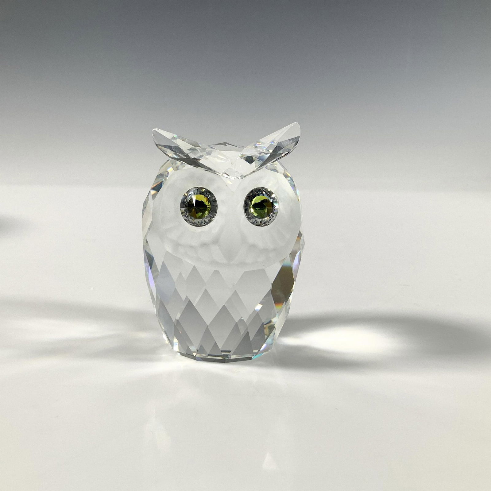 Swarovski Silver Crystal Figurine, Owl - Large 10022 (1 of 4)