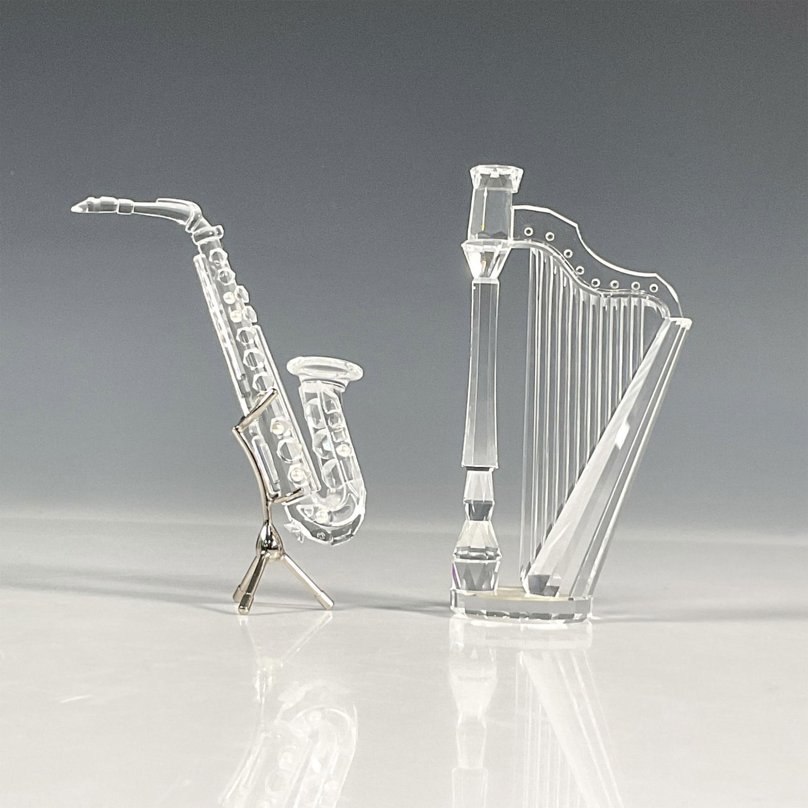 2pc Swarovski Crystal Instrument Figurines (1 of 6)
