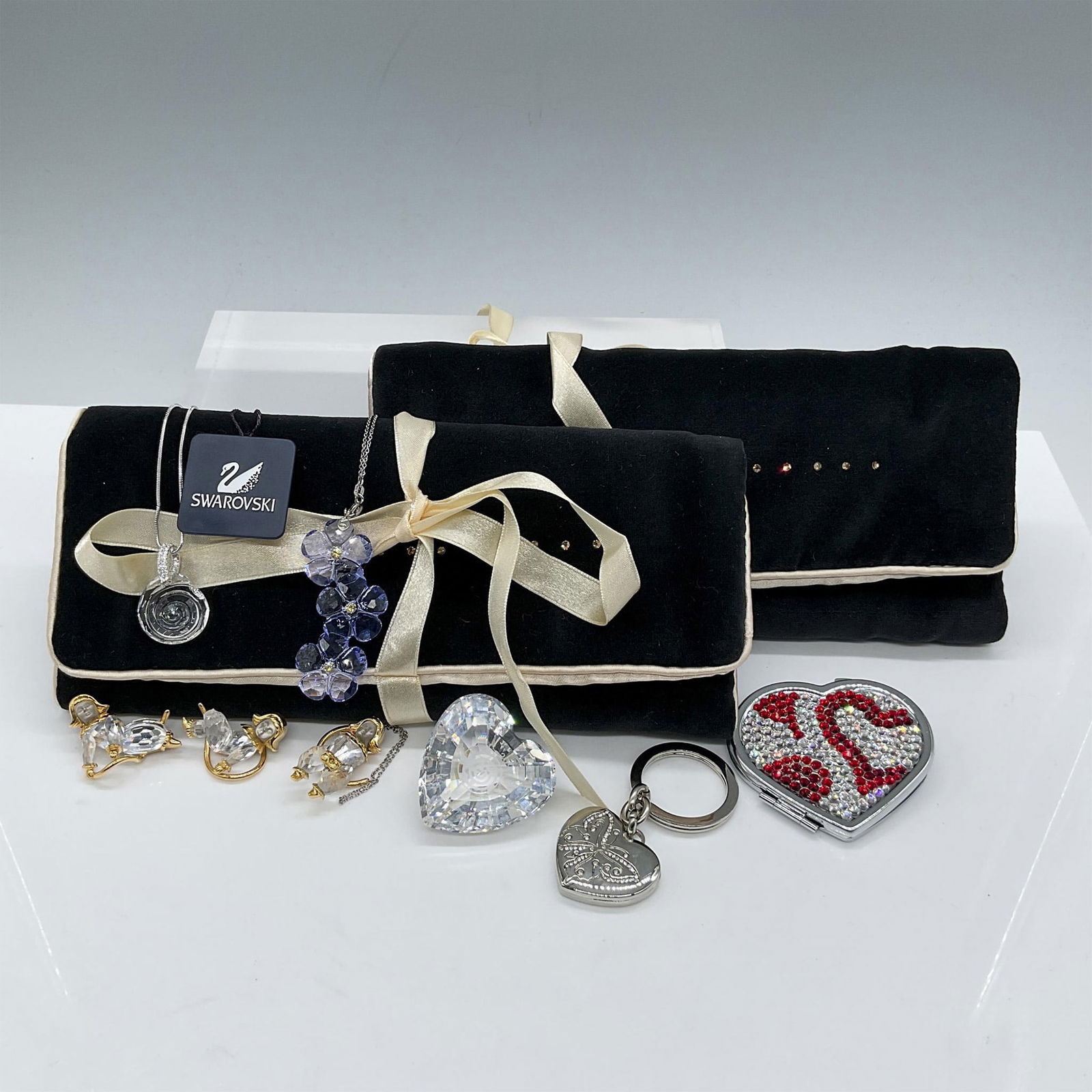 10pc Swarovski and Waterford Jewelry and Accessories (1 of 4)