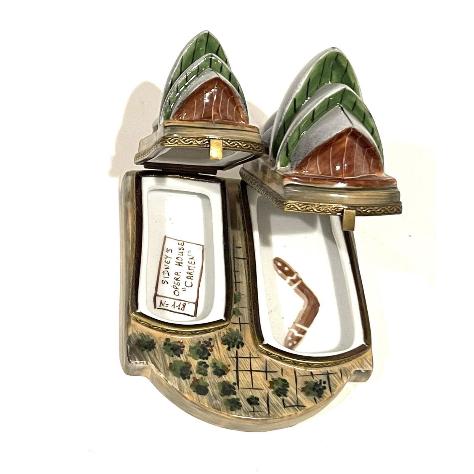 Rare Elda Creation Limoges Box, Sydney Australia Opera House (1 of 5)