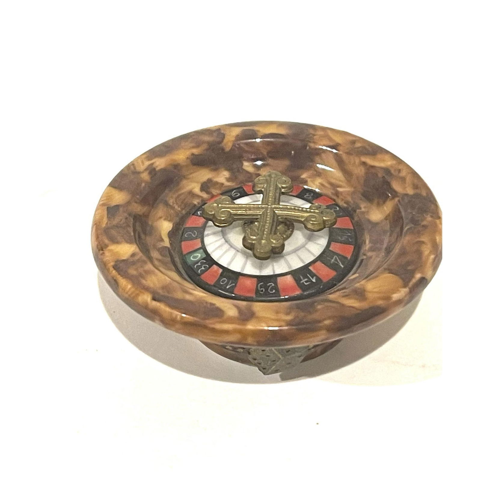 Limoges France Keepsake Box, Roulette Wheel (1 of 4)