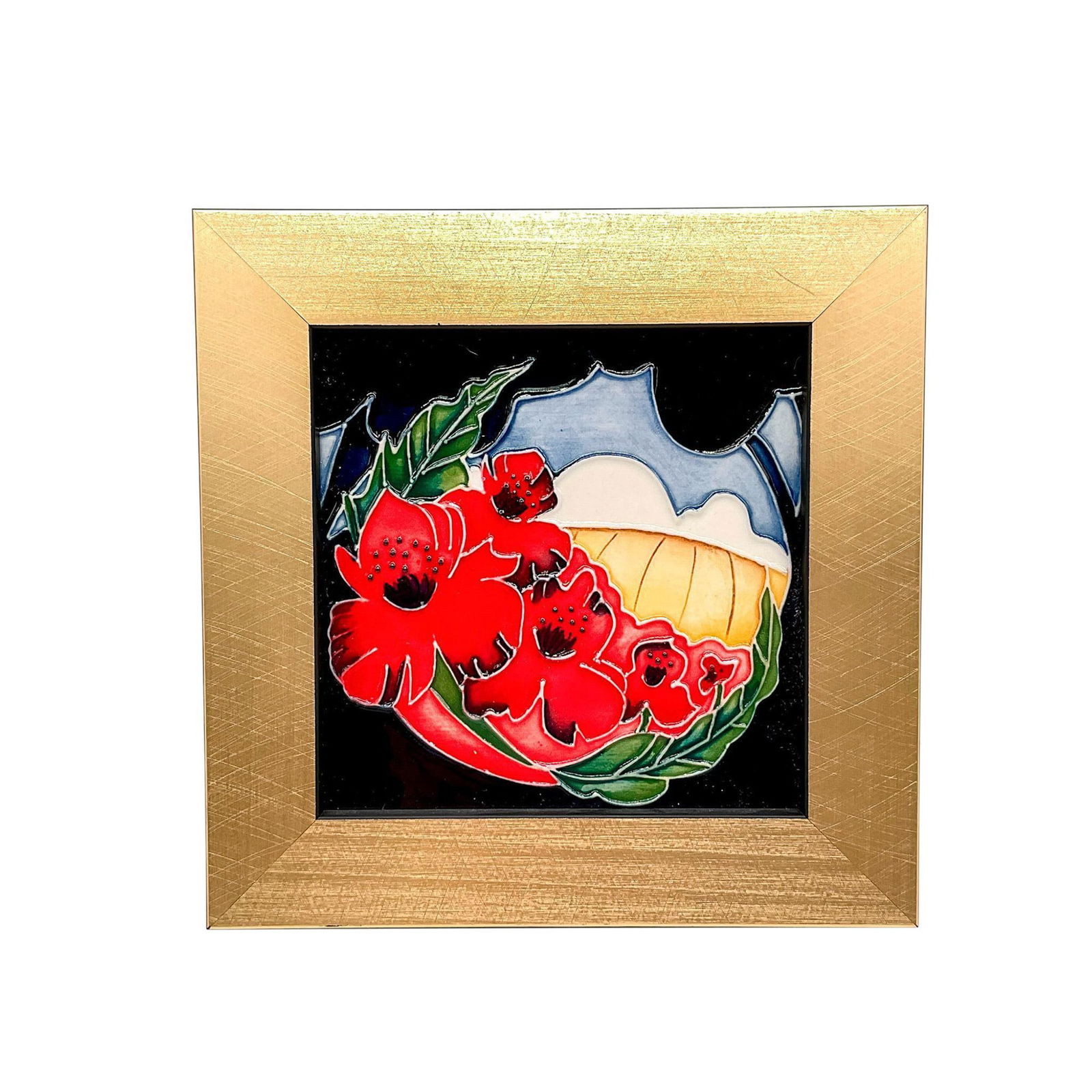 Moorcroft Pottery Vicky Lovatt Plaque, Forever England (1 of 3)