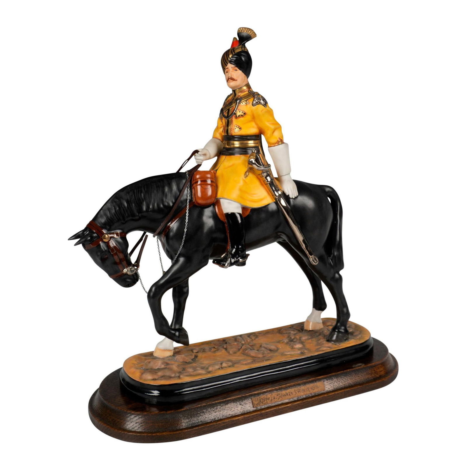 Michael Sutty Porcelain Sculpture, Skinners Horse Officer (1 of 10)