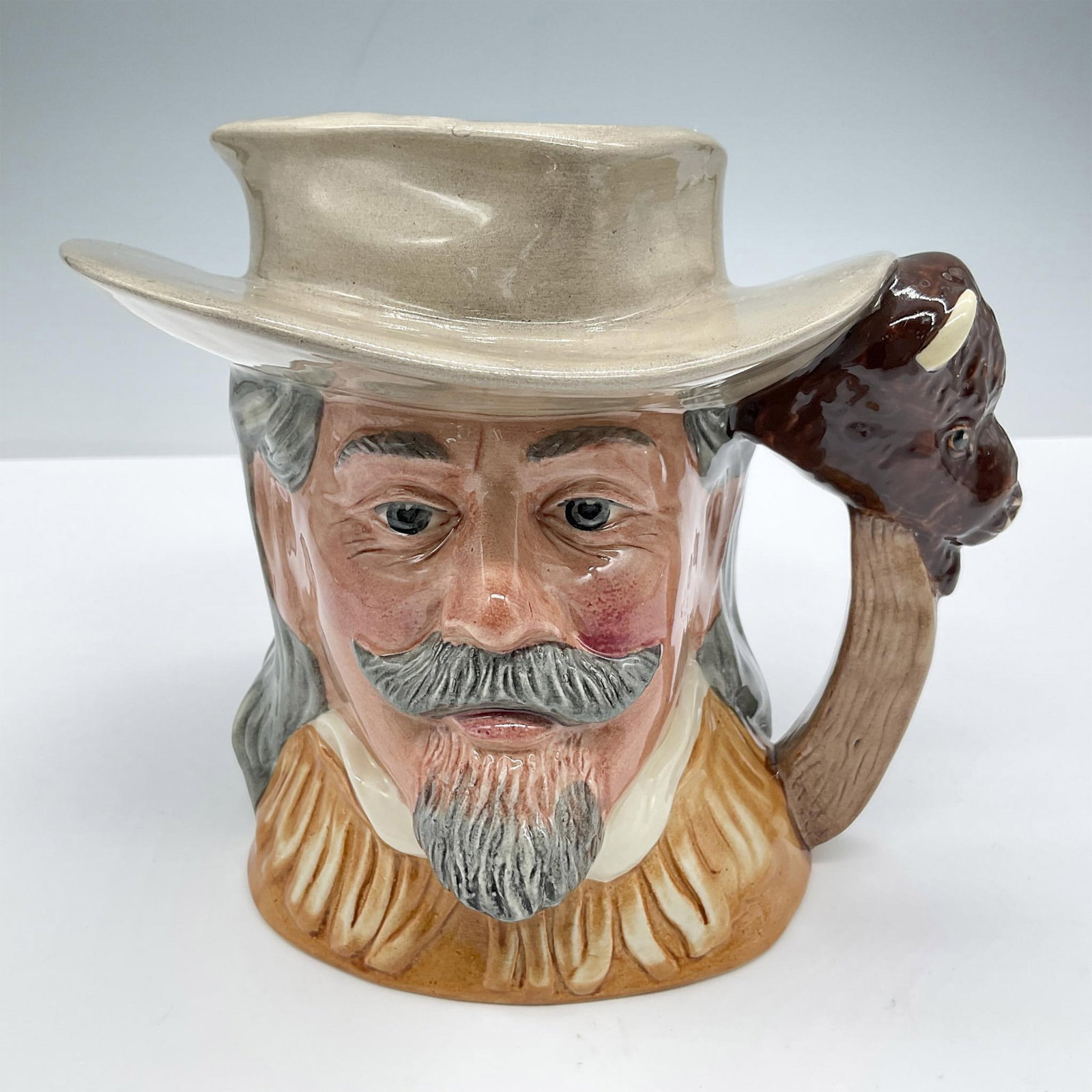 Buffalo Bill D6735 - Odd Size - Royal Doulton Character Jug (1 of 3)