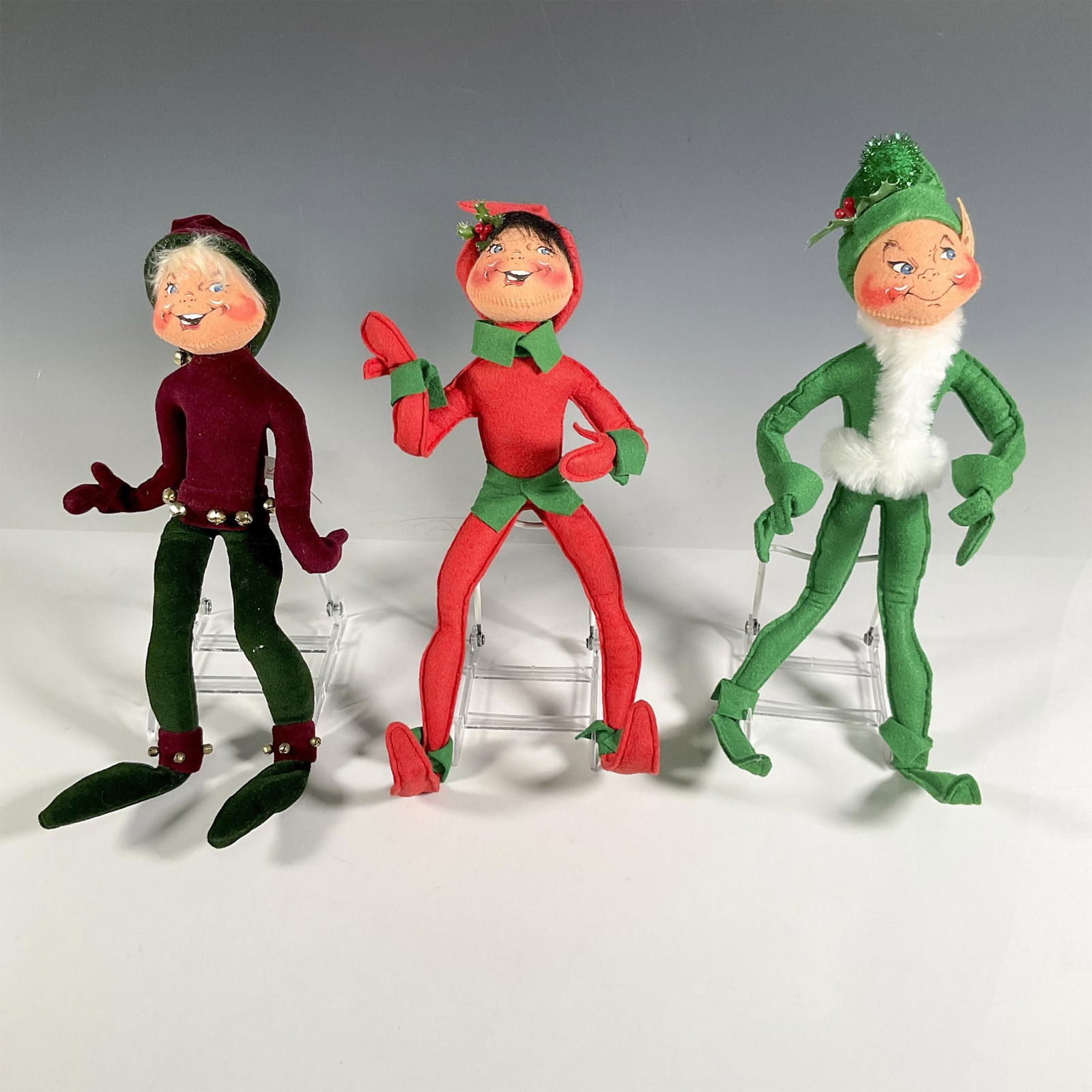 4pc Annalee Tall Elf Dolls (1 of 2)