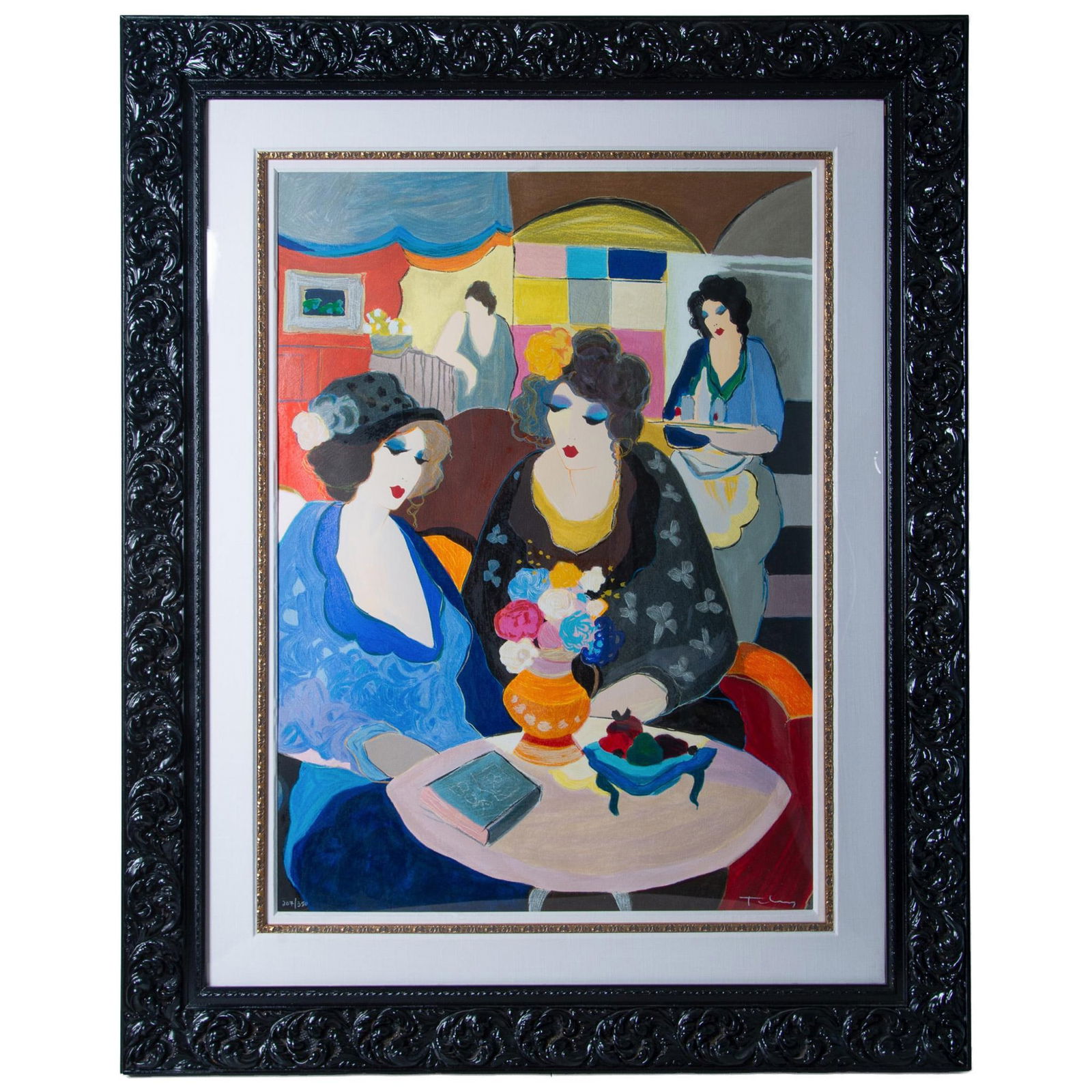 Itzchak Tarkay, Large Color Serigraph on Paper, Signed (1 of 6)