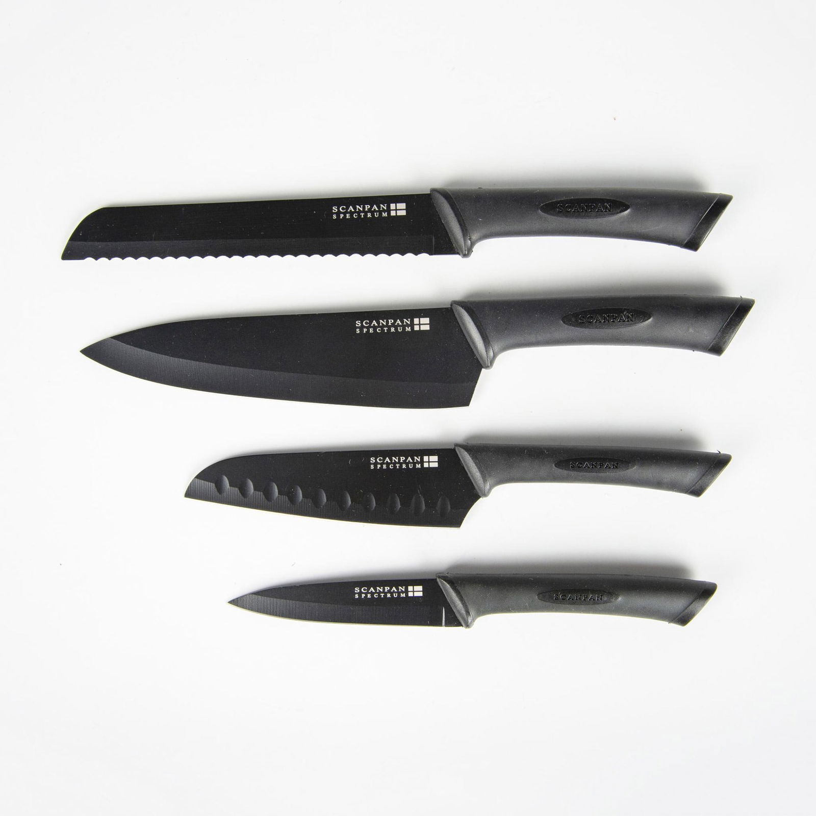 4pc Scanpan Spectrum Grey Knife Set (1 of 3)