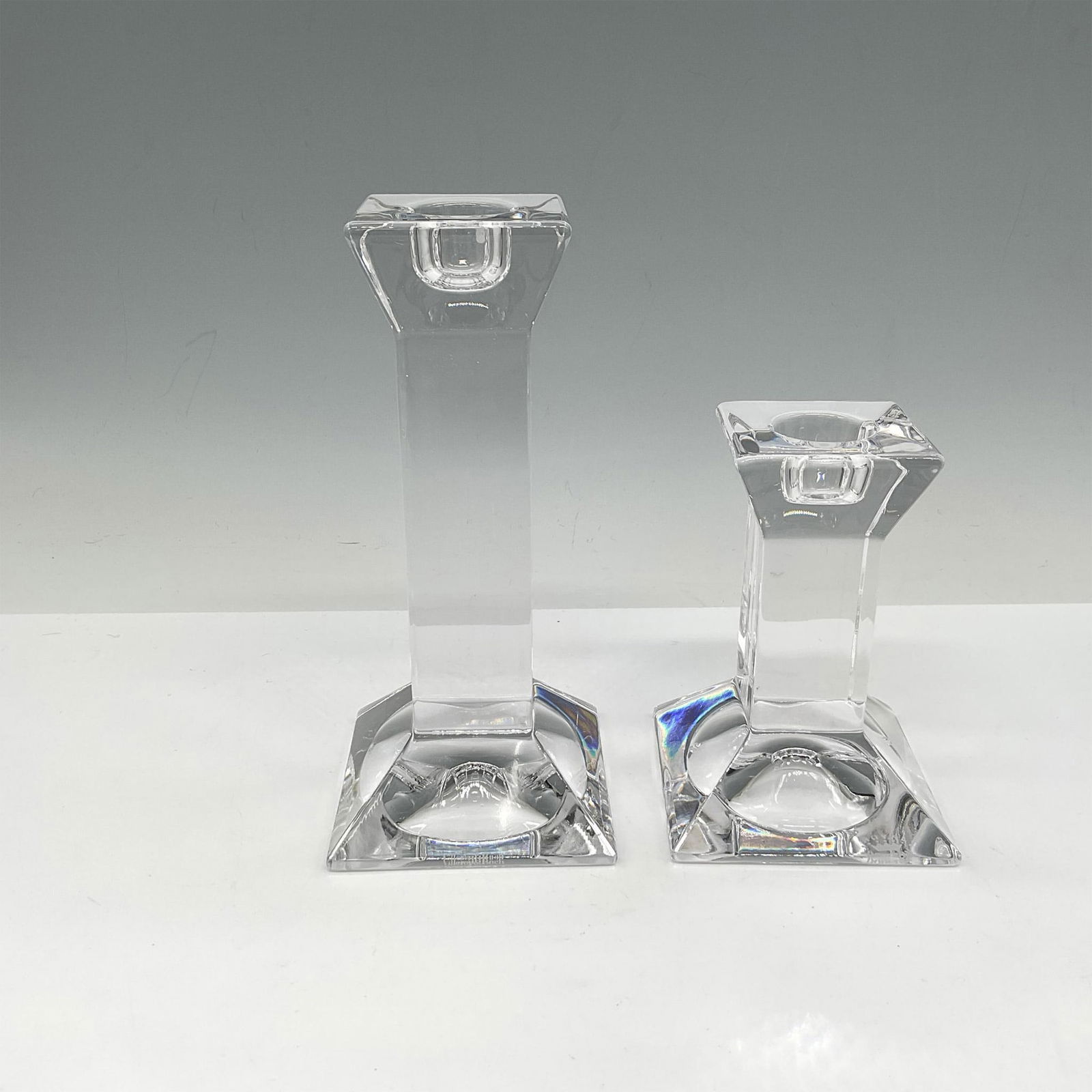 2pc Royal Doulton and Villeroy & Boch Crystal Candle Holders (1 of 3)