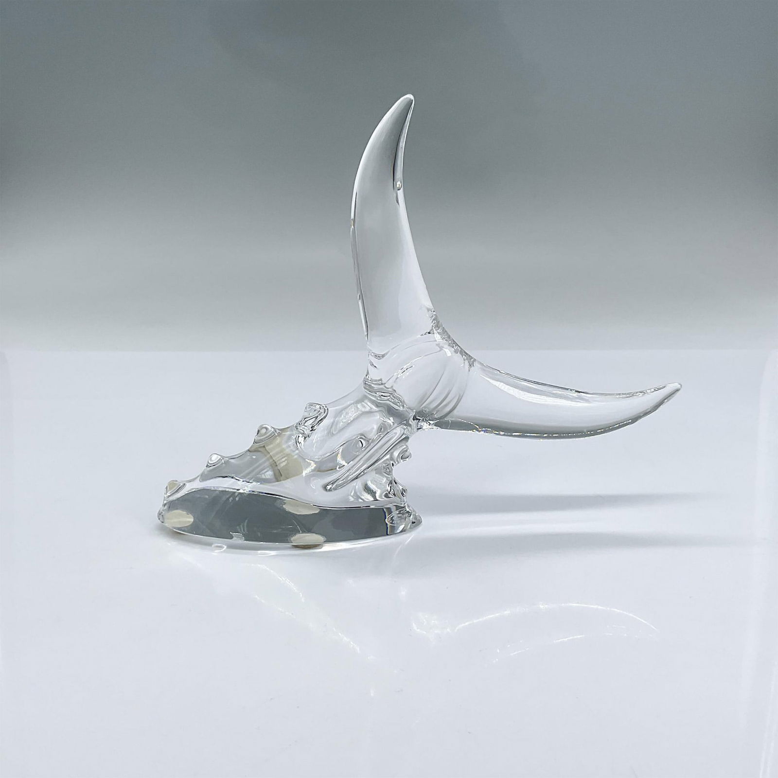 Vintage Baccarat Crystal Figure, Tuna Tail (1 of 3)