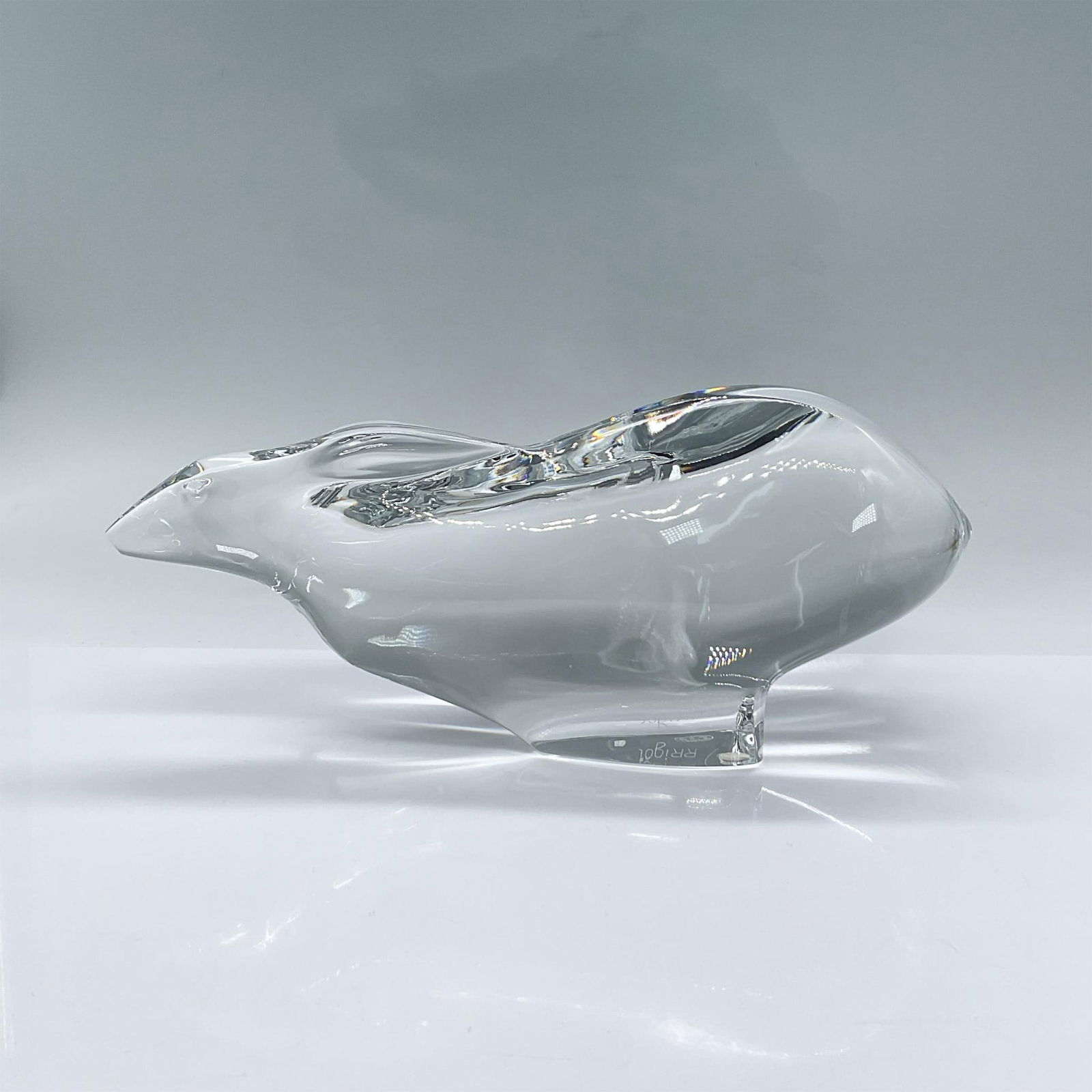Robert Rigot for Baccarat Crystal Figure, Rabbit (1 of 3)