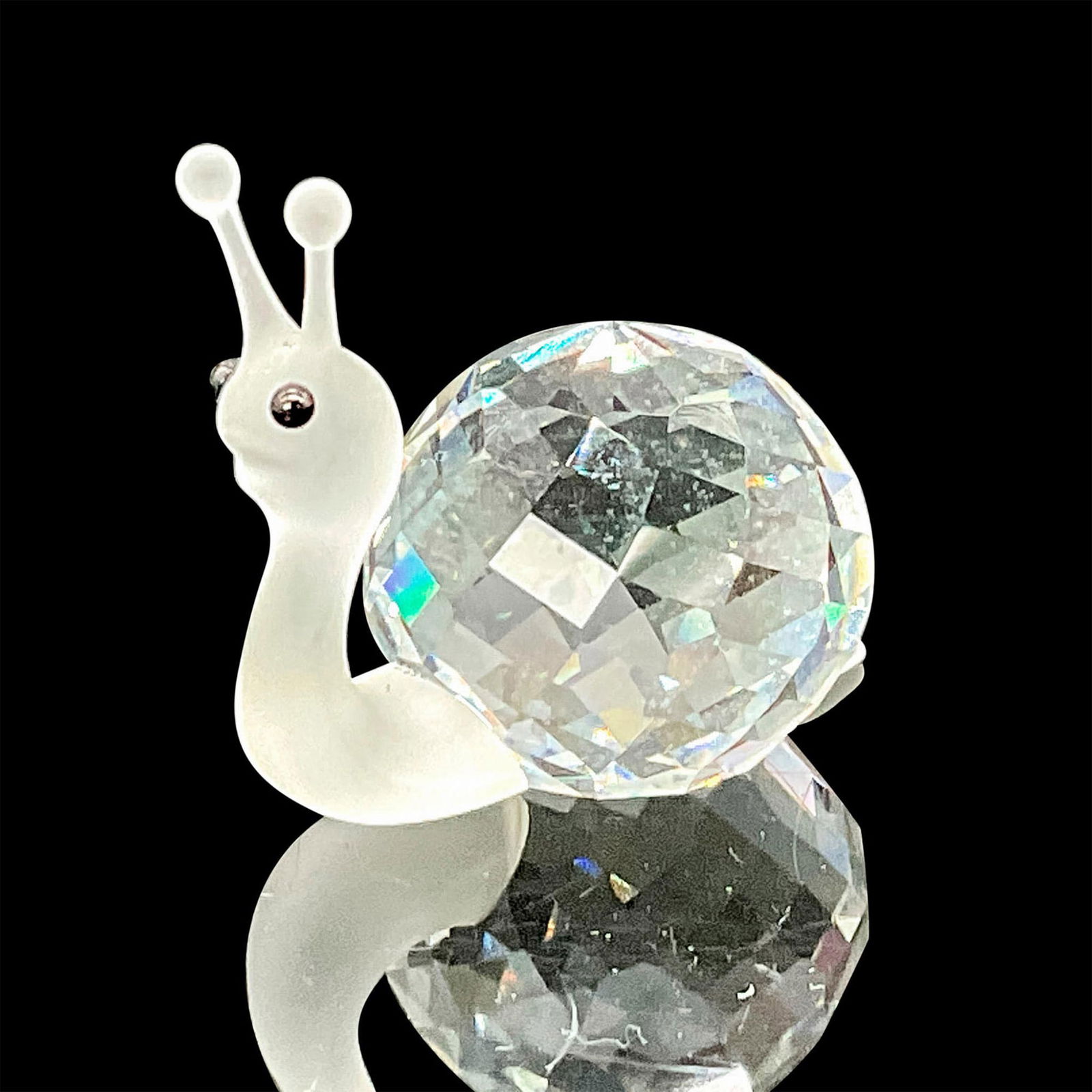 Swarovski Silver Crystal Figurine, Snail (1 of 4)