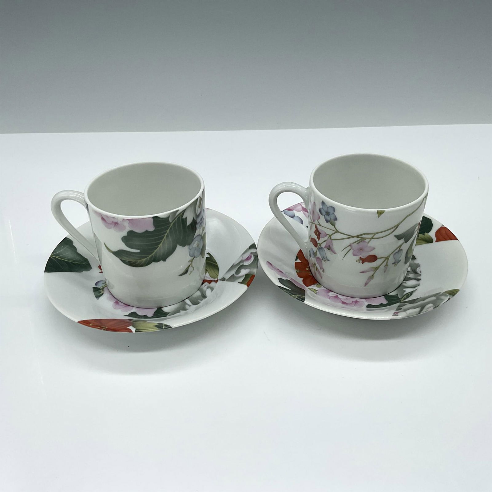 2pc Saks Fifth Avenue Limoges Porcelain Cups and Saucers (1 of 3)