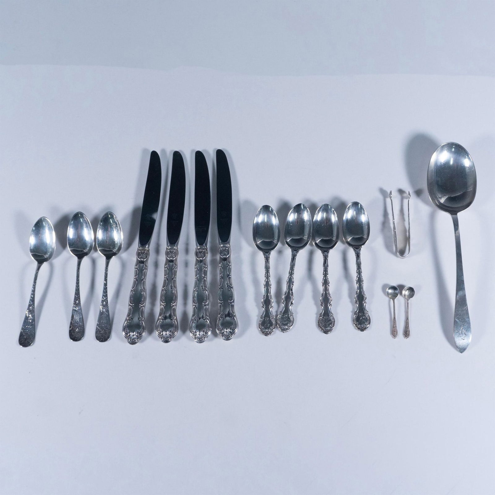 15pc Sterling Silver Flatware, Tiffany & Co, Gorham and More (1 of 3)