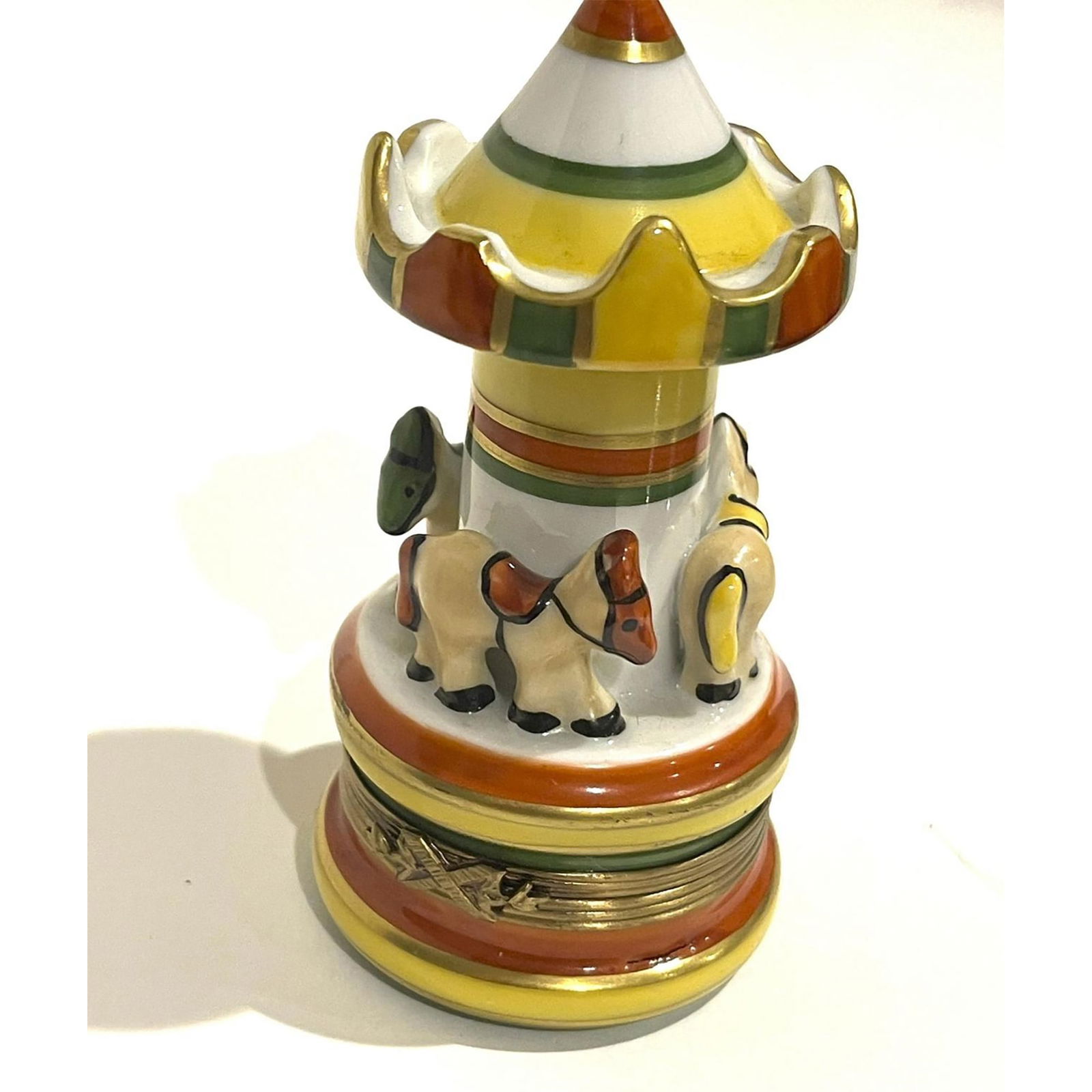 Limoges France Keepsake Box, Merry Go Round Carousel (1 of 10)