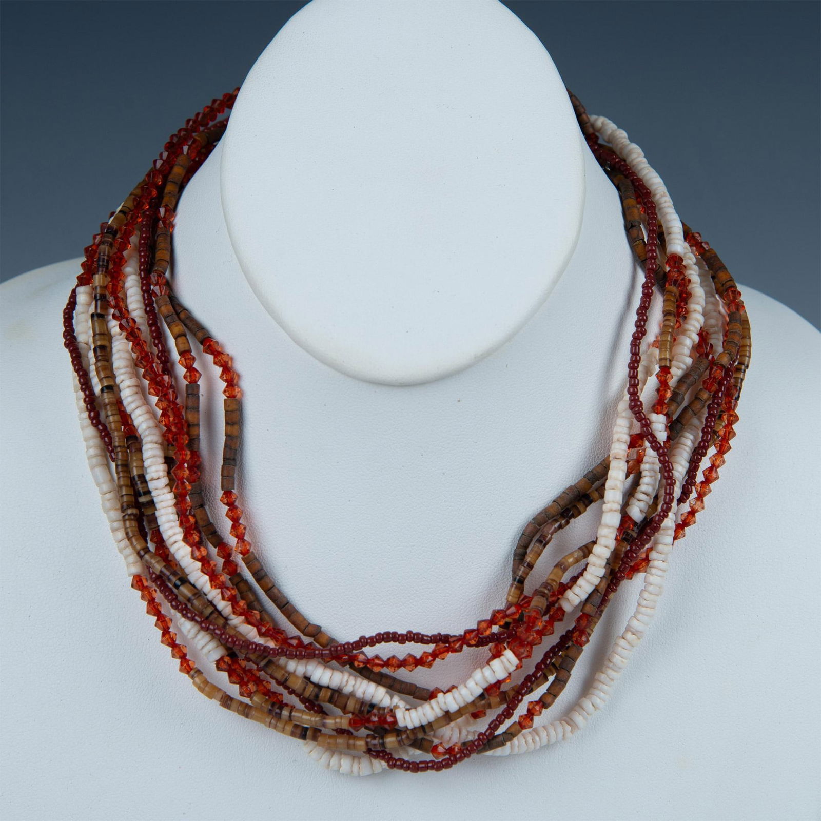 Unique Multistrand Bead Necklace (1 of 3)