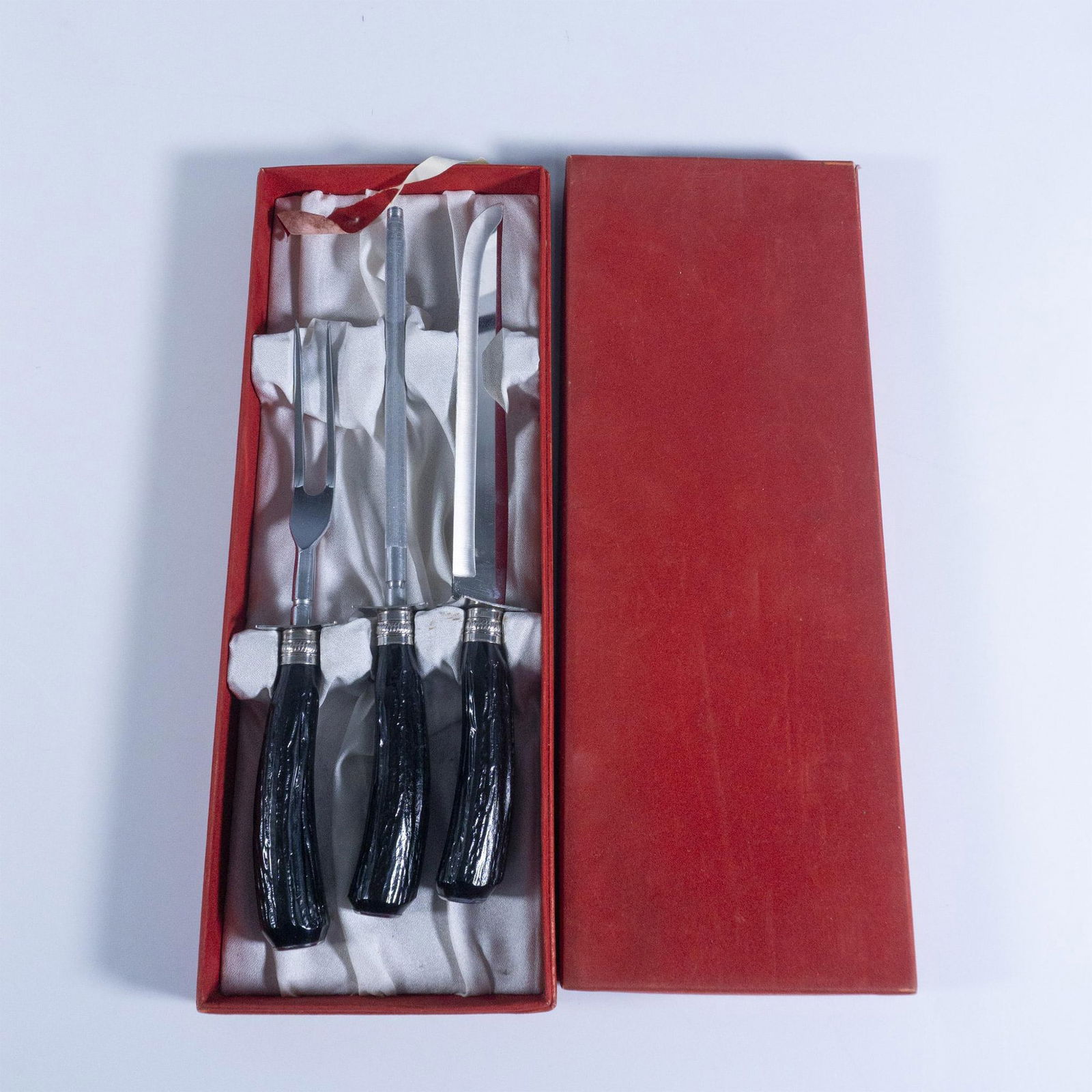 3pc Englishtown Stainless Steel Hollo Honed Carving Set (1 of 5)