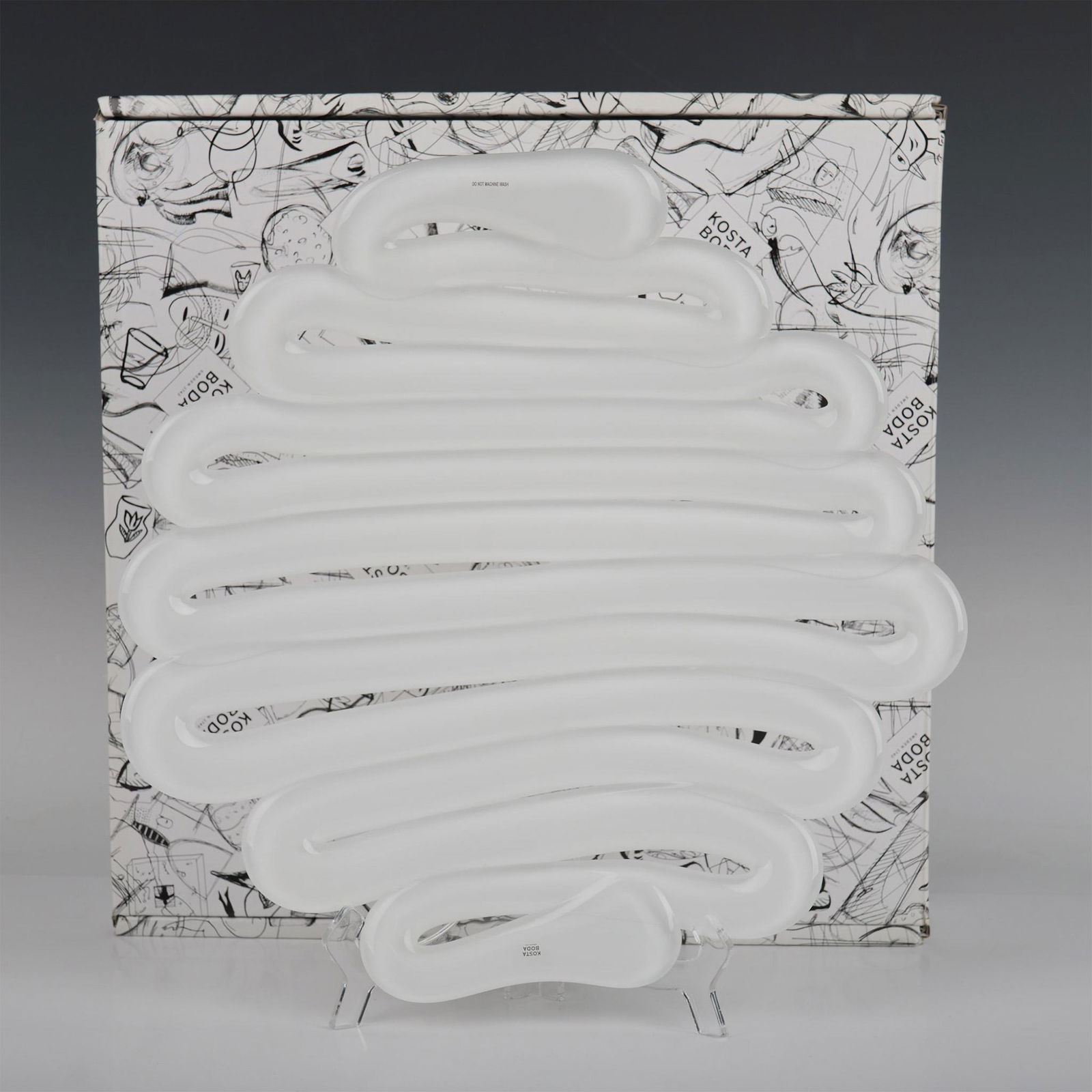 Anna Ehrner for Kosta Boda Energy Bowl-Platter, Large White (1 of 6)