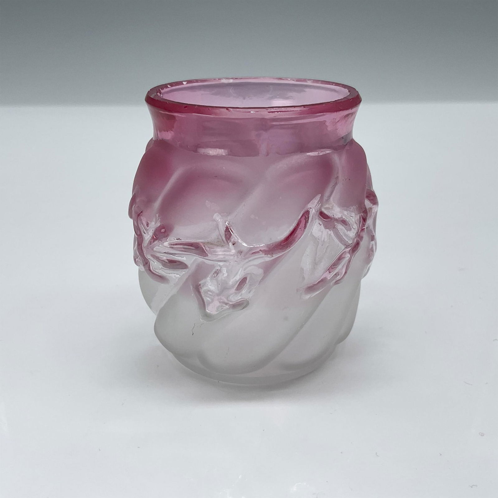 Royal Northwood Glass Co. Runina Satin Toothpick Holder (1 of 3)