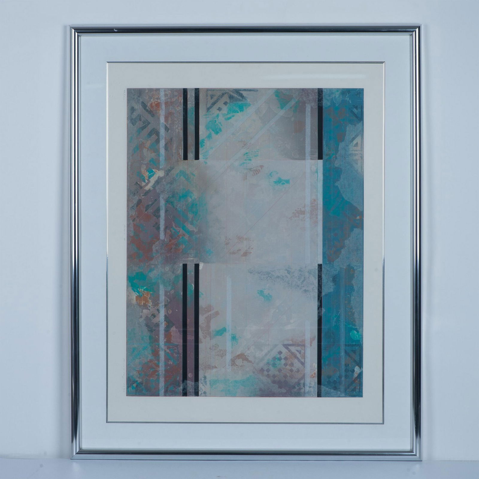 Robert Kelly, Large Original Lithograph on Paper, Signed (1 of 4)