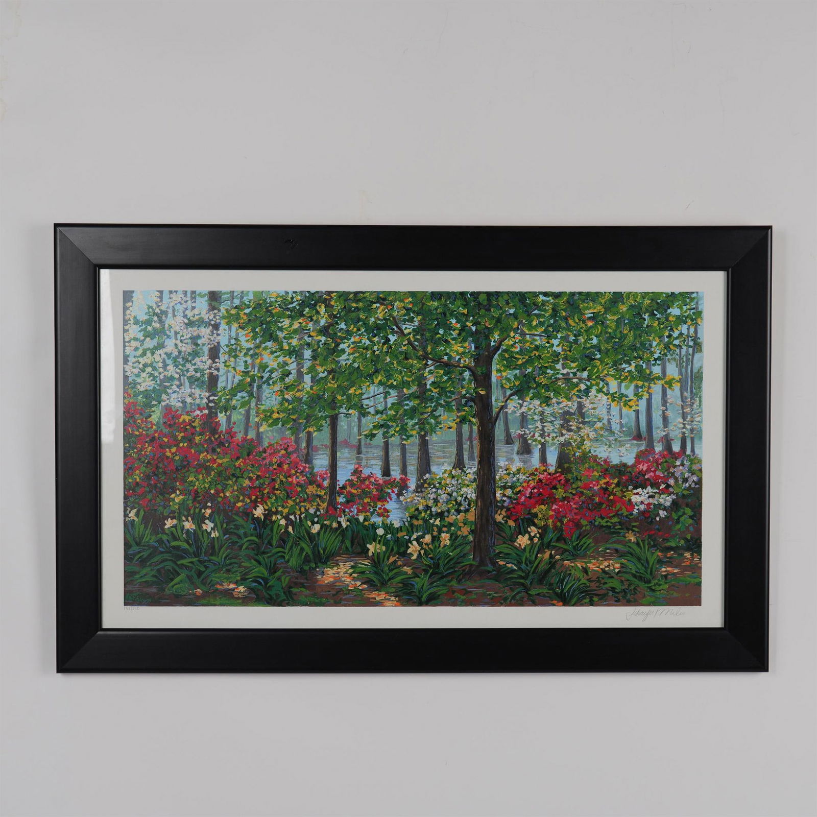 Schaefer-Miles, Original Color Lithograph on Paper, Signed (1 of 4)