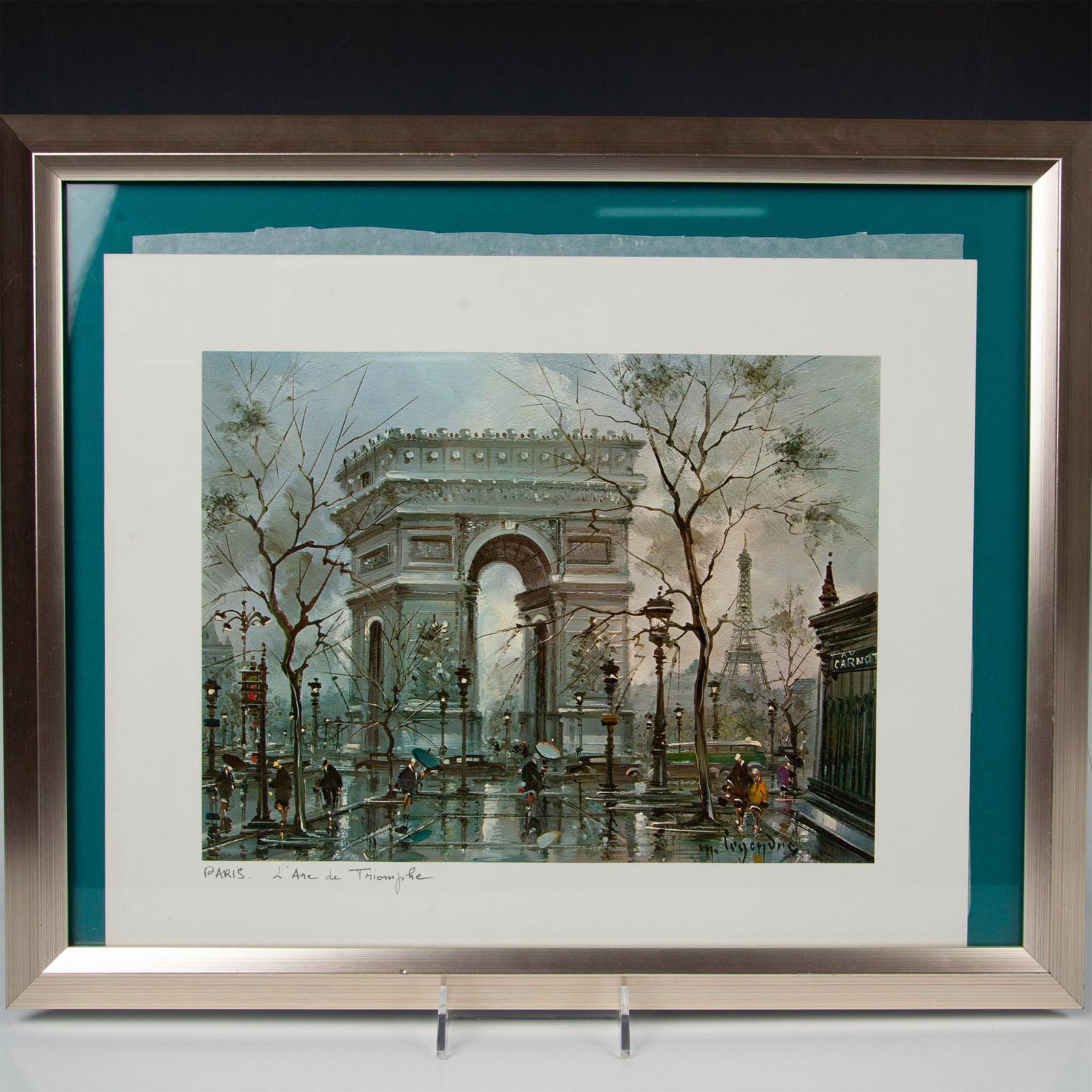 Maurice Legendre, Color Lithograph, Arc de Triomphe, Paris (1 of 5)