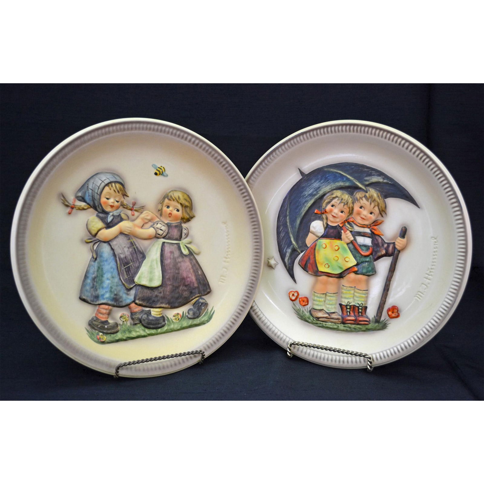 2Pc Goebel M.J.Hummel Anniversary Annual Plates, 1975 & 1980 (1 of 4)