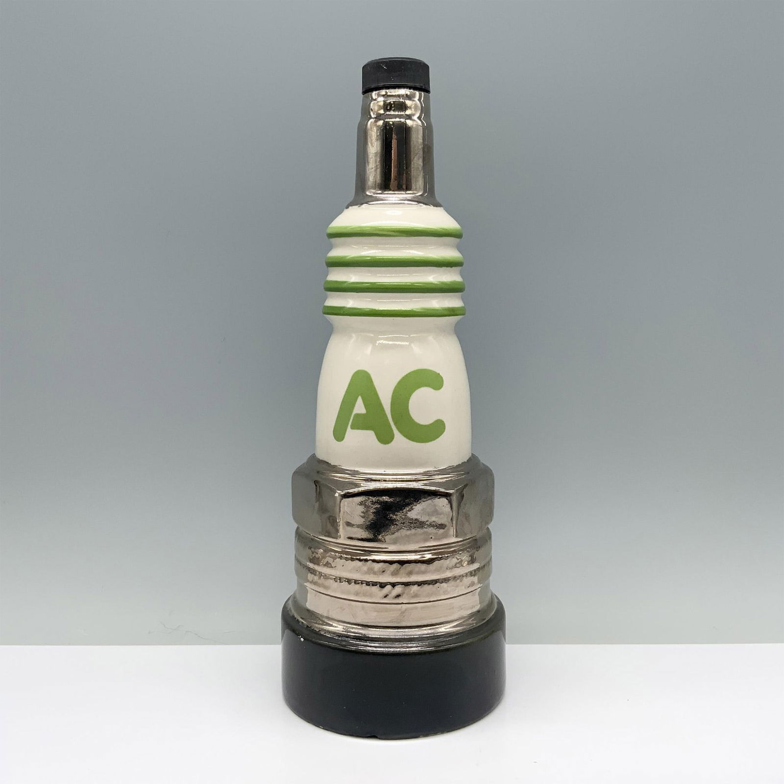 Jim Beam Porcelain Decanter, AC Delco Spark Plug (1 of 3)