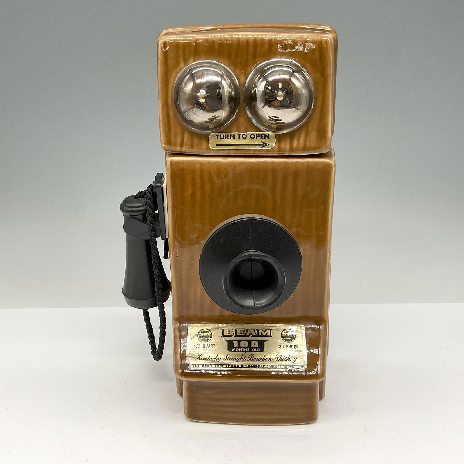 Jim Beam Porcelain Bottle, Telephone 100th Anniversary (1 of 4)