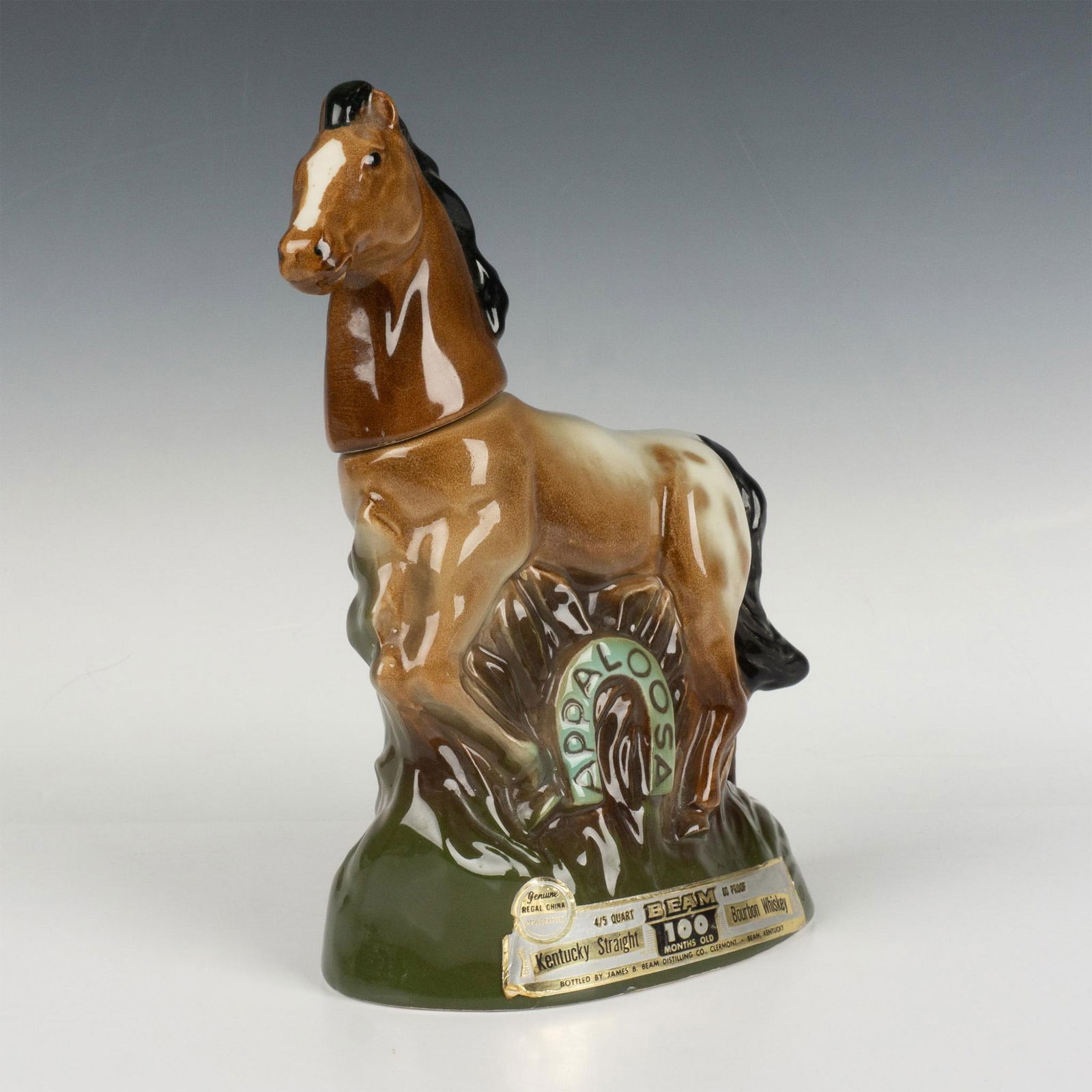 Jim Beam Figural Decanter, Appaloosa Horse (1 of 8)