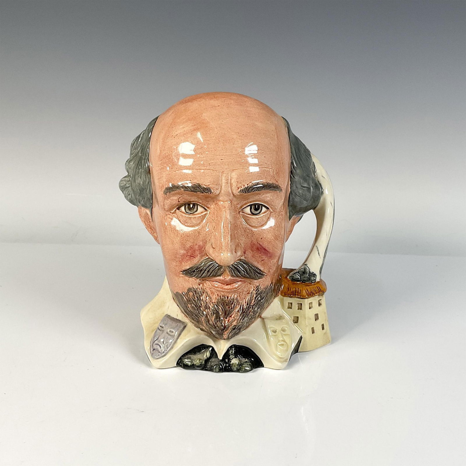 Shakespeare (Inkwell Handle) D6689 - Large - Royal Doulton Character Jug (1 of 4)