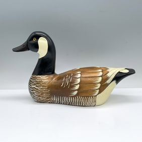 Vintage Carved Wood Canada Goose Decoy
