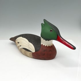 Vintage Stoney Point Decoys Wooden Carved Merganser