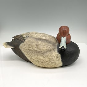 Friends of NRA Carved Wooden Duck Decoy