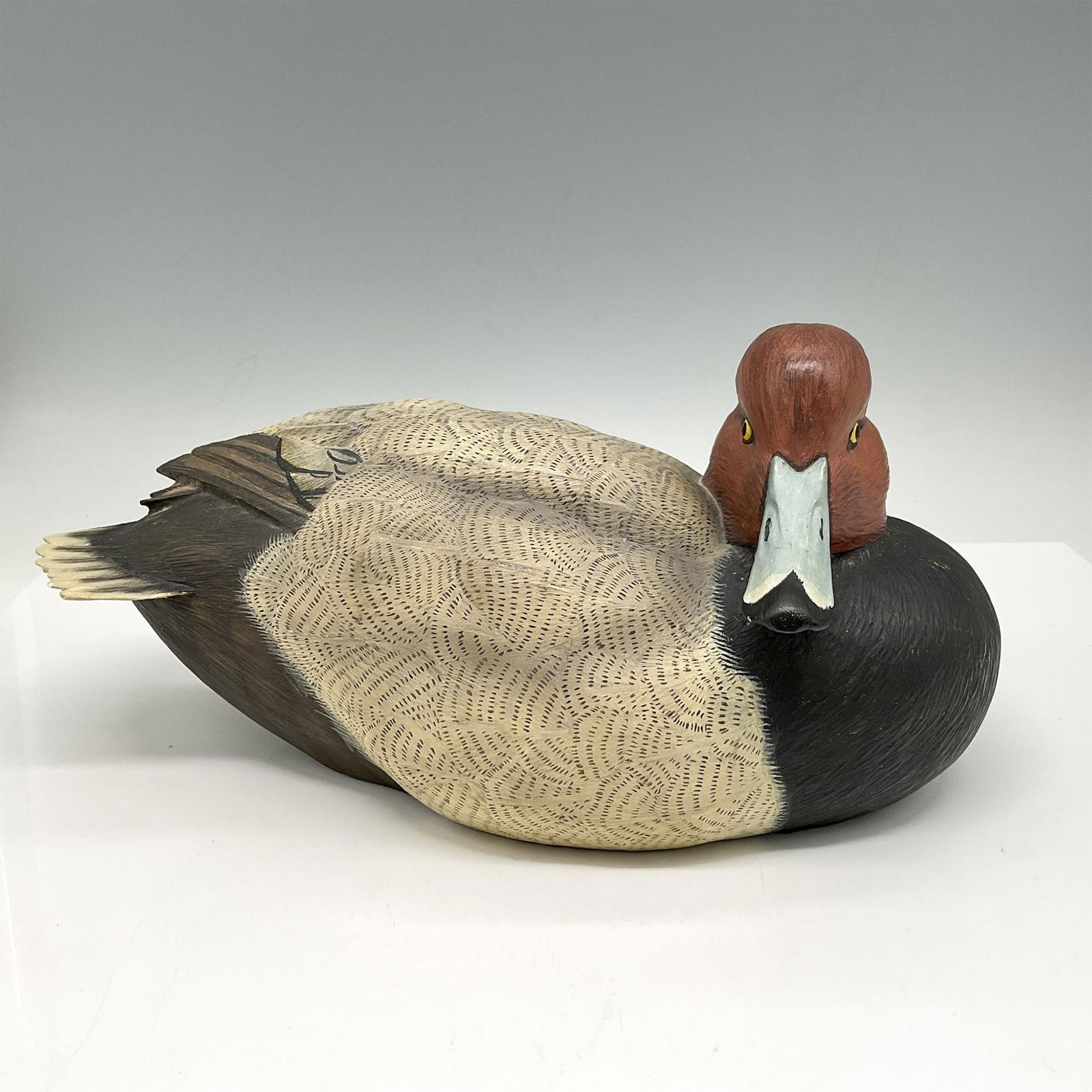 Friends of NRA Carved Wooden Duck Decoy (1 of 3)