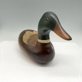 John Jeffrey Barto Wood Waterfowl Decoy, Mallard Drake