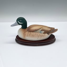 Andrea by Sadek Figurine with Base, Blue - Winged Teal