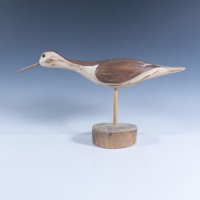Richard J. Connolly Folk Art, Running Yellowlegs Bird