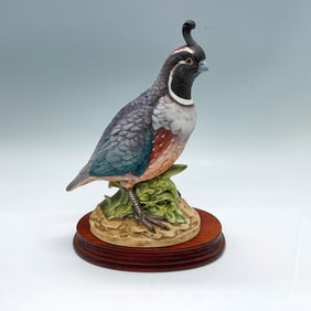 Andrea by Sadek Porcelain Figurine, California Quail