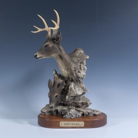 Mill Creek Studios Quiet Solace Deer Sculpture