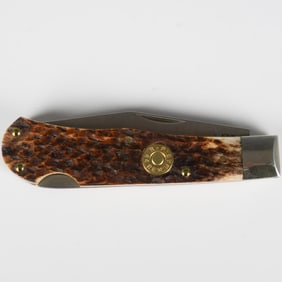 Camillus Classic Cartridge 44 Rem Lockback Trapper Knife