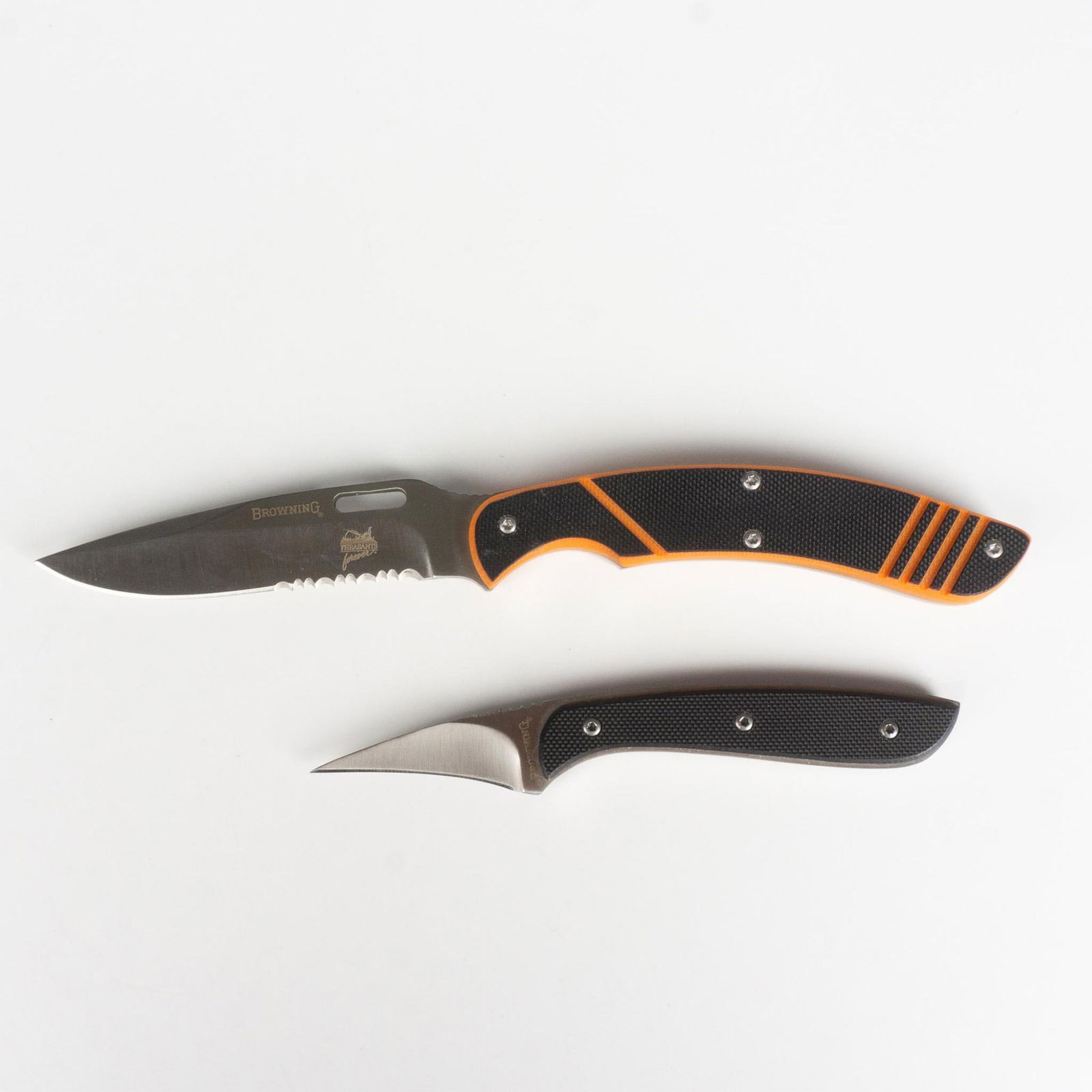 2pc Browning Fixed Blade Knives, Pheasants Forever/Utility (1 of 4)