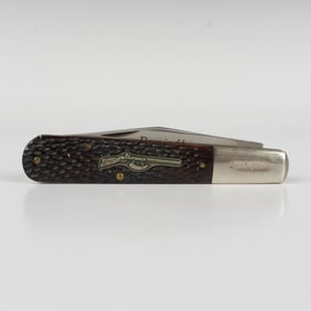 Remington Musket Folding Pocket Knife, Jigged Bone